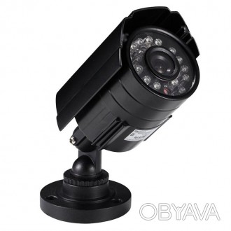Відеокамера AHD вулична недорога AHWVSE LIB24 A, 1 Мп, 720P, 1200TVL, 0,1 LUX, І. . фото 1