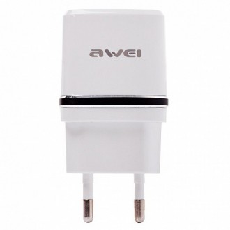  Awei C-930 5В, 2.1A, 2 USB - это качественное и надежное зарядное устройство. П. . фото 3