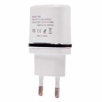  Awei C-930 5В, 2.1A, 2 USB - это качественное и надежное зарядное устройство. П. . фото 7