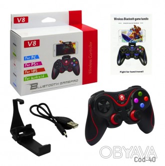  
Беспроводной Джойстик Геймпад - V8, iOS Android Smart TV Windows 
Джойстик V8 . . фото 1