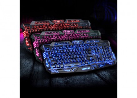 Игровая клавиатура с подсветкой Tricolor M200
Tricolor M200 игровая клавиатура с. . фото 3