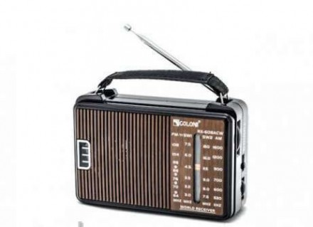 GOLON RX-608 CW Радиоприёмник всеволновой Принимает трансляции радиостанций в FM. . фото 2