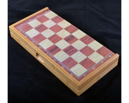 Игровой набор 3в1 нарды шахматы и шашки
Размер: 48х48 см
Материал: Дерево. . фото 3