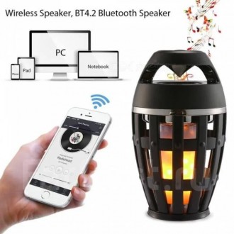 
Беспроводная Bluetooth колонка Flame Atmosphere Speaker с пламенной подсветкой
. . фото 11