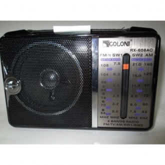 
Всеволновой радиоприёмник торговой марки ”Golon”, модель: RX-606ACW. Принимает . . фото 4