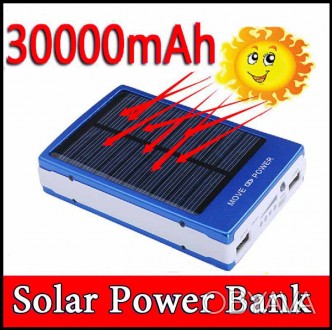 Power Bank 30000 mAh на солнечных батареях + Solar + Led панели
Солнечное зарядн. . фото 1