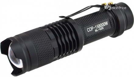 
Компактный ручной фонарь Police BL-525 micro USB.
Малогабаритный металлический . . фото 3
