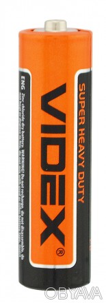 Батарейка Videx (R6P size AA 1.5V) используются для цифровых фотоаппаратов, фона. . фото 1