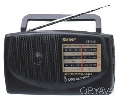Радио KIPO KB-308 AC Очень, очень приличный приёмничек, я таким пользовался неск. . фото 1