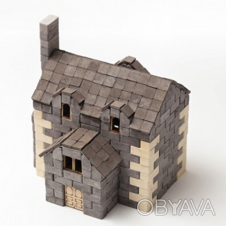 Керамічний конструктор з міні-цеглинок Англійський будинок від виробника Wise El. . фото 1