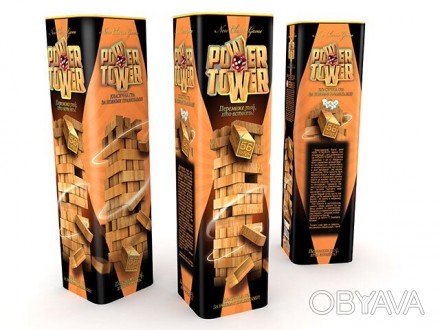 Гра настільна Vega Power Tower від виробника Danko Toys Завдання учасників - не . . фото 1