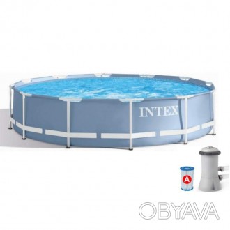 Каркасний басейн круглий від виробника Intex Товар відправляється по повній або . . фото 1