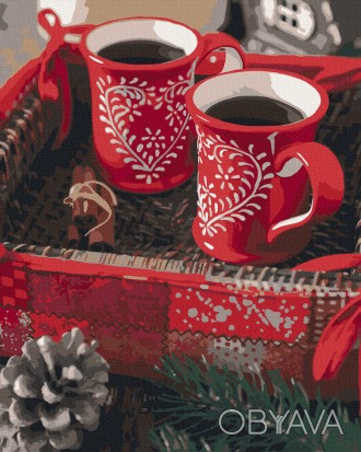 Картина для малювання за номерами Різдвяна кава від виробника Art Craft Картини . . фото 1