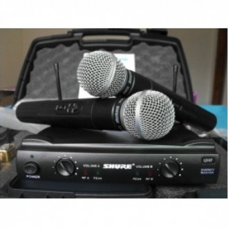 Радиосистема Shure UT4 UHF-2 Sm58 2 радиомикрофона  
Кардиоидный вокальный дина. . фото 6