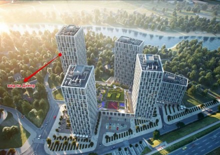 Продается 3х комнатная квартира в ЖК Славутич, 5 дом, 26 этаж, с панорамным видо. . фото 2