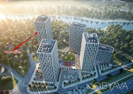 Продается 3х комнатная квартира в ЖК Славутич, 5 дом, 26 этаж, с панорамным видо. . фото 1