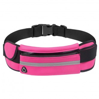 Спортивная сумка на пояс RunningBag для бега с карманом на бутылку Pink. Миколаїв. фото 1 Спортивная сумка на пояс RunningBag для бега с карманом на бутылку Pink. Миколаїв. фото 1
