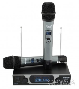 
 Радиосистема Shure SH-999R – это два профессиональных микрофона в комплекте с . . фото 1