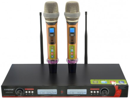 
Радиосистема Shure DM UGX10 II – это два профессиональных микрофона в комплекте. . фото 2