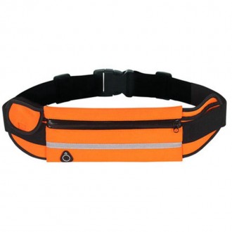 Спортивная сумка на пояс RunningBag для бега с карманом на бутылку Orange. Миколаїв. фото 1 Спортивная сумка на пояс RunningBag для бега с карманом на бутылку Orange. Миколаїв. фото 1