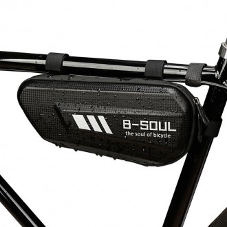  Вместительная сумка B-Soul BAO-010 в раму велосипеда треугольной формы, изготов. . фото 3