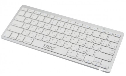  Стильная и компактная беспроводная bluetooth клавиатура с плоскими разделенными. . фото 4