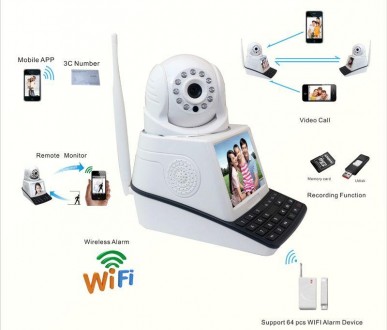 Камера видеонаблюдения с экраном MHZ Net Camera, белый
Камера видеонаблюдения с . . фото 2