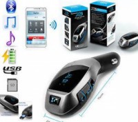 Автомобильный FM модулятор X5 Car Kit с Bluetooth 
FM модулятор c Bluetooth это . . фото 2