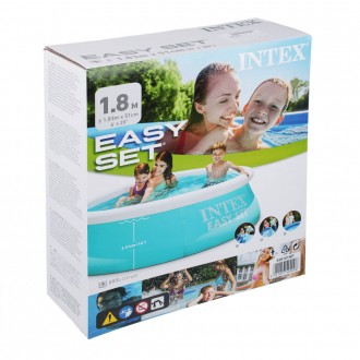 Бассейн серии Intex Easy Set Pool легко и быстро устанавливается без применения . . фото 3