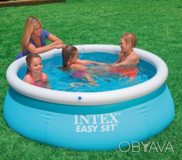 Бассейн серии Intex Easy Set Pool легко и быстро устанавливается без применения . . фото 1