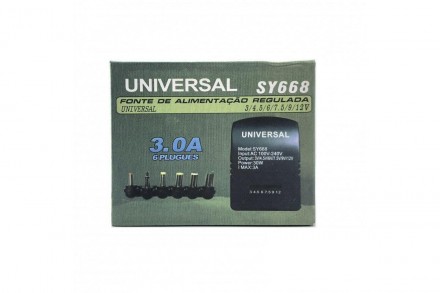 Универсальное зарядное устройство для ноутбука SY-668 30W
Предназначен для питан. . фото 2