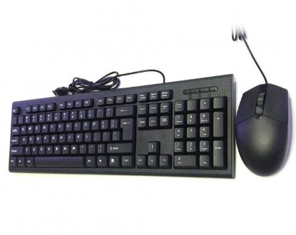 Клавиатура + мышка CMK-858
Комплект (клавиатура+мышь) — практичный выбор для ком. . фото 6