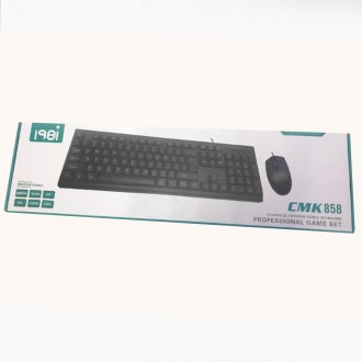 Клавиатура + мышка CMK-858
Комплект (клавиатура+мышь) — практичный выбор для ком. . фото 3