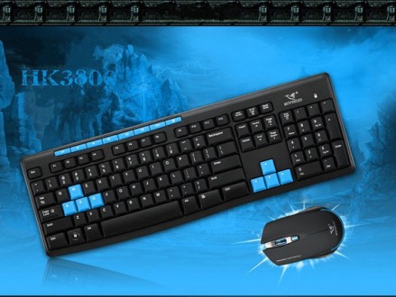Клавиатура + мышка HK3800.
Набор состоит из беспроводной игровой мультимедийной . . фото 4