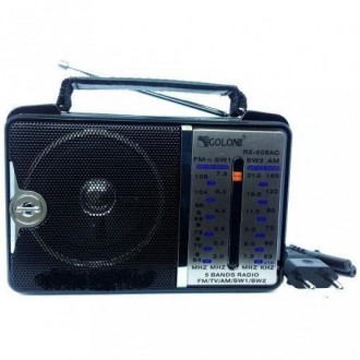 
Всеволновой радиоприёмник торговой марки ”Golon”, модель: RX-606ACW. Принимает . . фото 2