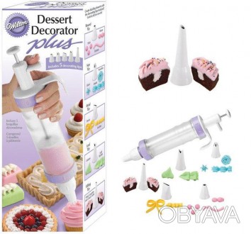 Кондитерский шприц Wilton "Dessert Decorator Plus" используется для декорировани. . фото 1