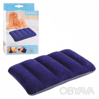 
Флокированная надувная подушка Intex Downy Pillow Intex 68672 (28х43х9 см. )
Эт. . фото 1