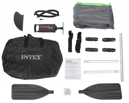 
Надувная байдарка Challenger K1 Kayak производства компании INTEX - известного . . фото 9