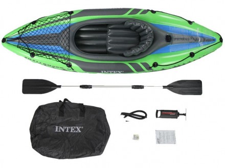 
Надувная байдарка Challenger K1 Kayak производства компании INTEX - известного . . фото 4
