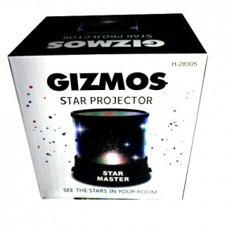Ночник проектор звездного неба Star Master + USB шнур + адаптер в розетку Ночник. . фото 7