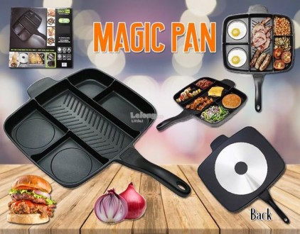 Инновационная универсальная сковорода Magic Pan – это пяти секционный набор, кот. . фото 6