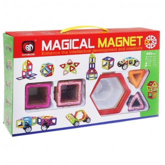 Магнитный конструктор Magical Magnet 40 деталей
Удивительная игра-конструктор Ma. . фото 2