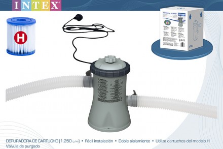 
Насос-фильтр для бассейнов Intex Filter Pump 28602, 1250 л/час
Фильтрующий насо. . фото 4