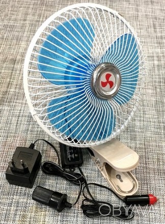 Вентилятор автомобильный - компактный и простой автомобильный вентилятор обеспеч. . фото 1