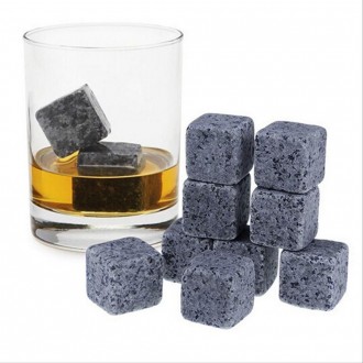 Камни для виски Whisky Stones 
Whiskey Stones Ice Rocks Black - Камни для виски,. . фото 2