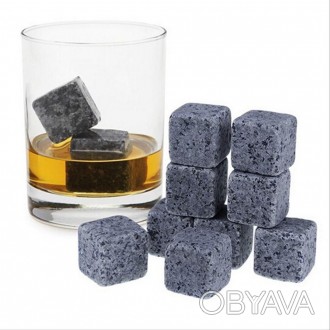 Камни для виски Whisky Stones 
Whiskey Stones Ice Rocks Black - Камни для виски,. . фото 1