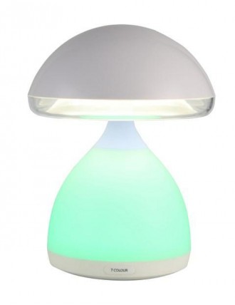 Автономная многоцветная LED лампа в форме гриба с пружинистой шляпкой со встроен. . фото 2