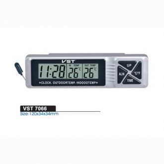 Автомобильные часы с термометром vst-7066
Автомобильные часы VST-7066 являются о. . фото 2