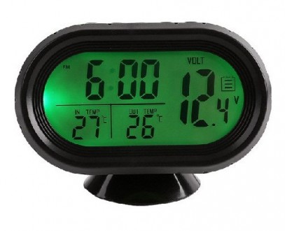 Автомобильные часы с термометром и вольтметром VST 7009V
Автомобильные часы VST-. . фото 4