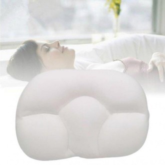 Анатомическая подушка для сна Egg Sleeper Белая ортопедическая с эффектом памяти. . фото 8